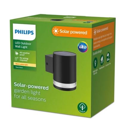 Philips - Applique a LED solare FYCE LED/1,5W/3,7V 1200 mAh IP44