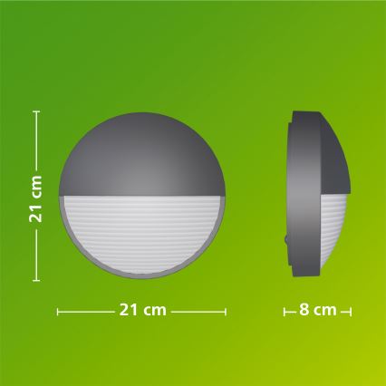 Philips - Applique da esterno a LED CAPRICORN LED/4,3W/230V IP44