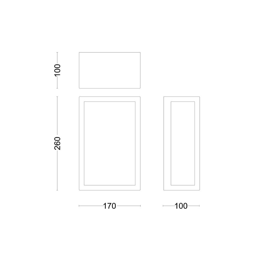 Philips - Applique da esterno ALZOR 1xE27/25W/230V IP44