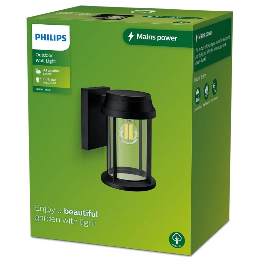 Philips - Applique da esterno BELLINI 1xE27/25W/230V IP44