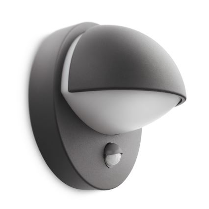 Philips - Applique da esterno con sensore JUNE 1xE27/12W/230V IP44