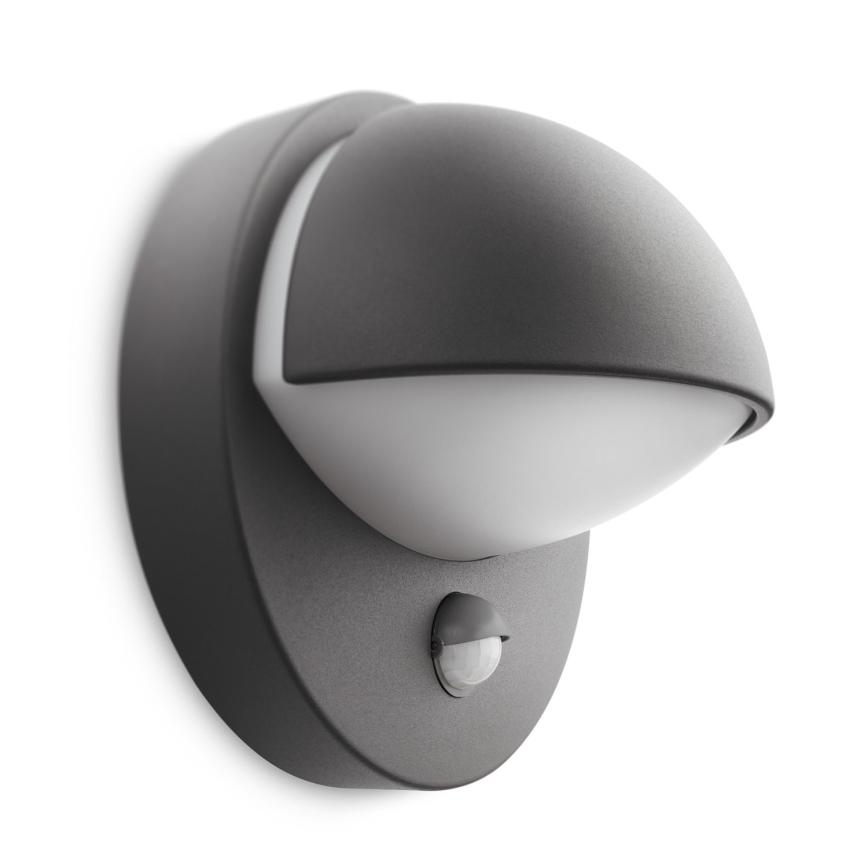 Philips - Applique da esterno con sensore JUNE 1xE27/12W/230V IP44