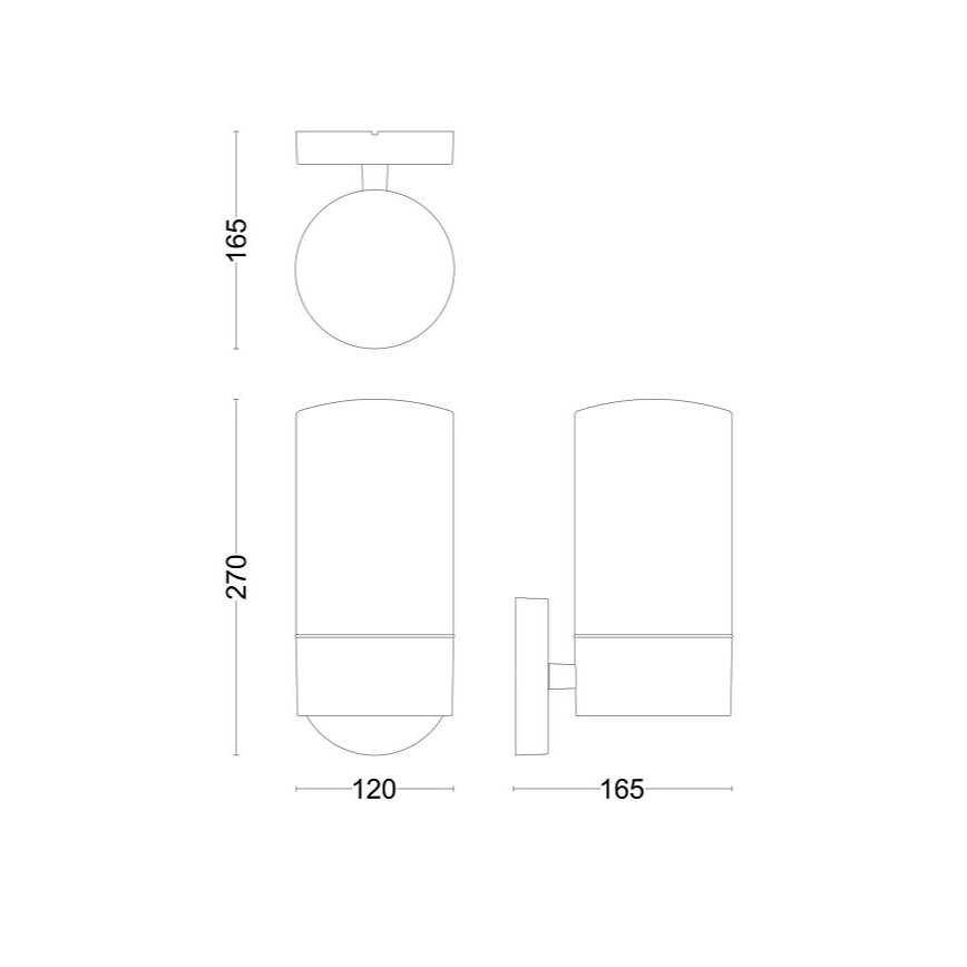 Philips - Applique da esterno FLAREON 1xE27/25W/230V IP44