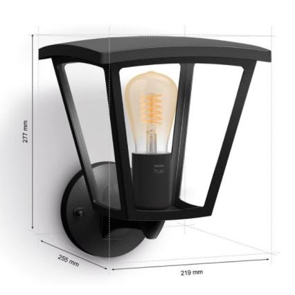Philips - Applique da esterno Hue INARA 1xE27/7W/230V Wi-Fi IP44