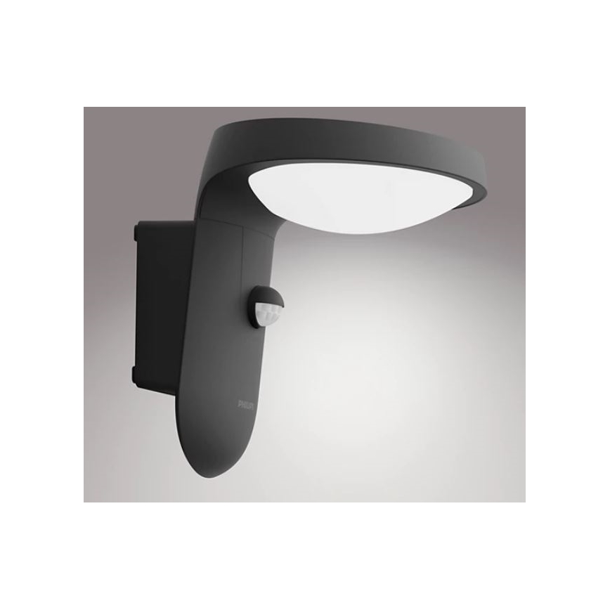 Philips - Applique LED da esterno con sensore TYLA LED/9W/230V 4000K IP44