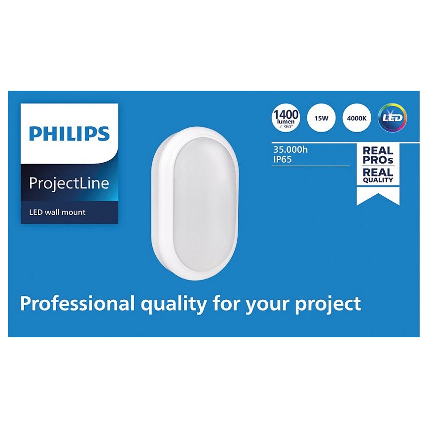 Philips - Applique LED PROJECTLINE LED/15W/230V IP65