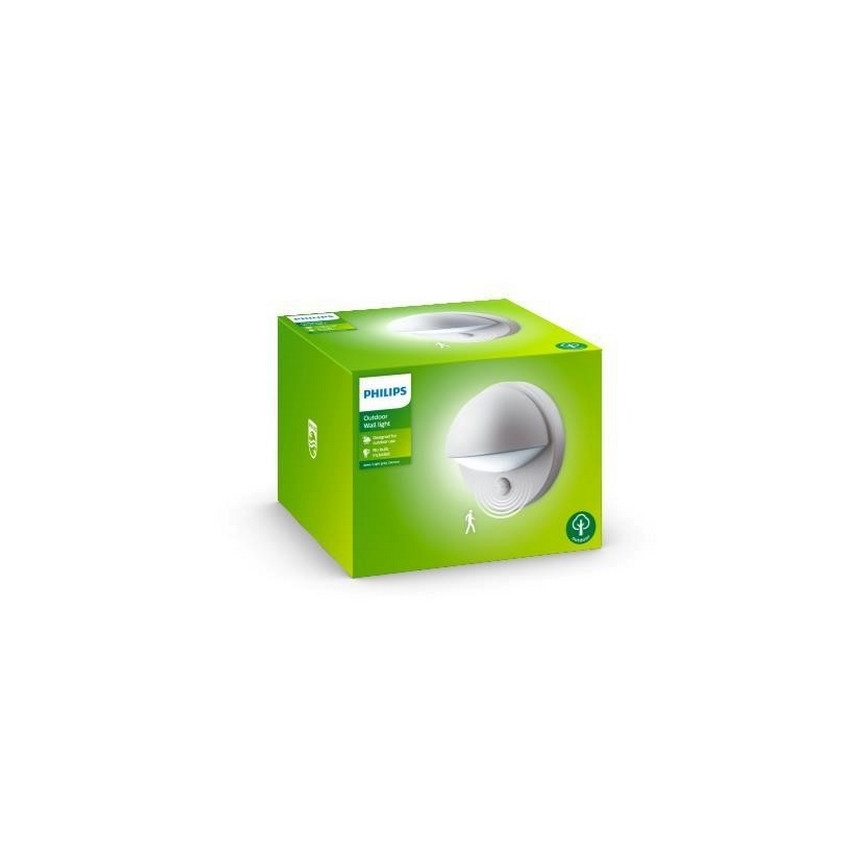 Philips - Applique murale d'extérieur avec détecteur 1xE27/12W/230V IP44