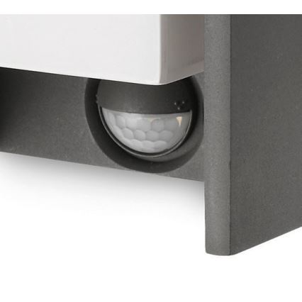 Philips - Applique murale d'extérieur avec un détecteur BRIDGE 1xE27/15W/230V IP44