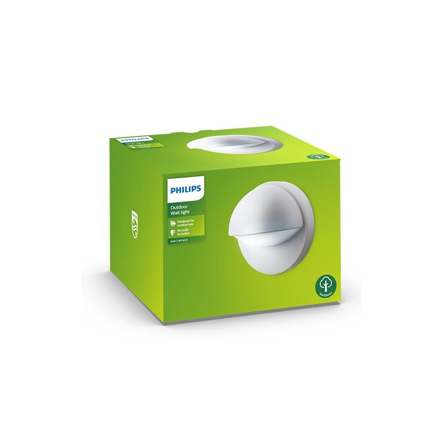Philips - Applique murale d'extérieur JUNE 1xE27/12W/230V IP44