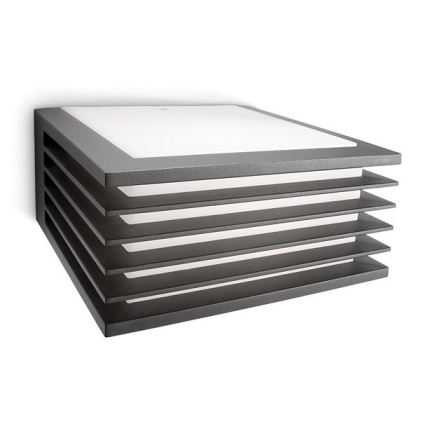 Philips - Applique murale d'extérieur 1xE27/15W/230V IP44 anthracite