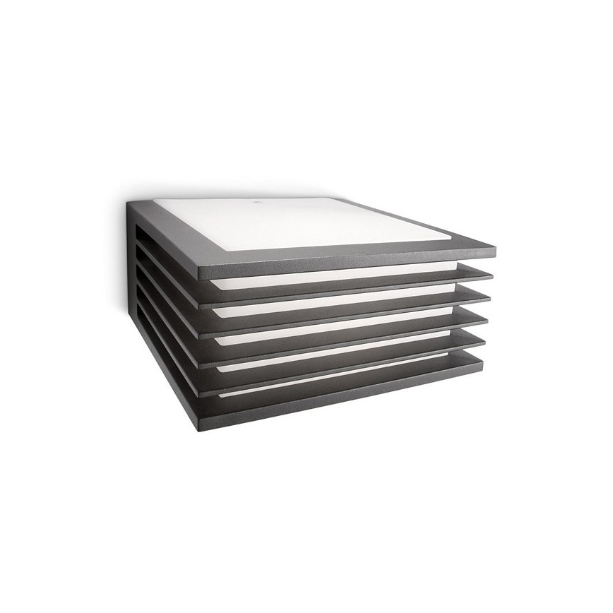 Philips - Applique murale d'extérieur 1xE27/15W/230V IP44 anthracite