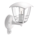 Philips - Applique murale extérieure avec détecteur 1xE27/60W