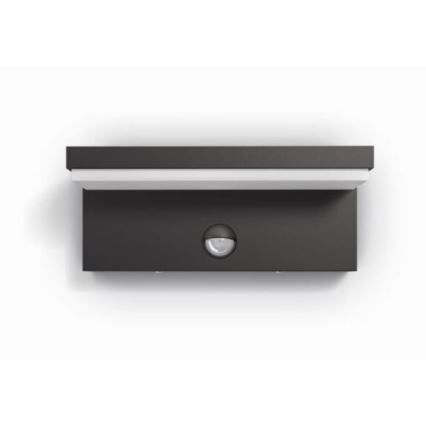 Philips - Applique murale extérieure avec détecteur BUSTAN LED/3,8W/230V 2700K IP44