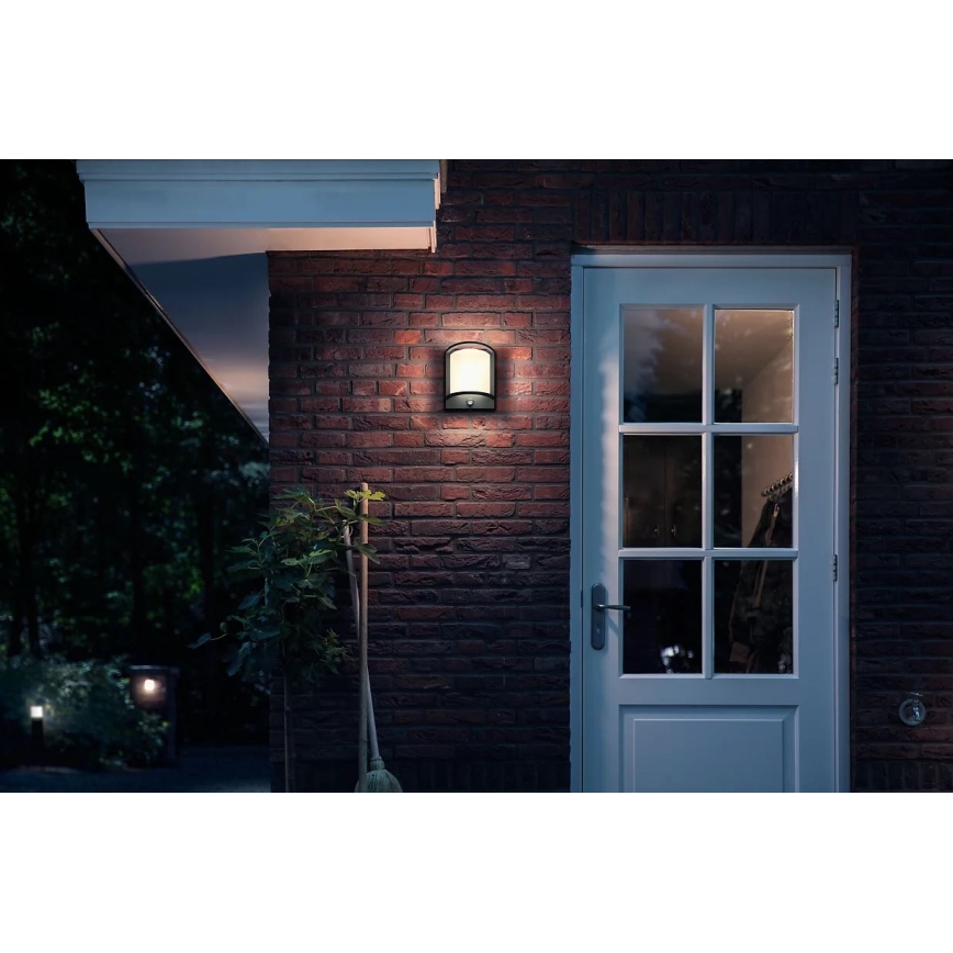 Philips - Applique murale extérieure avec détecteur SAMONDRA LED/3,8W/230V IP44