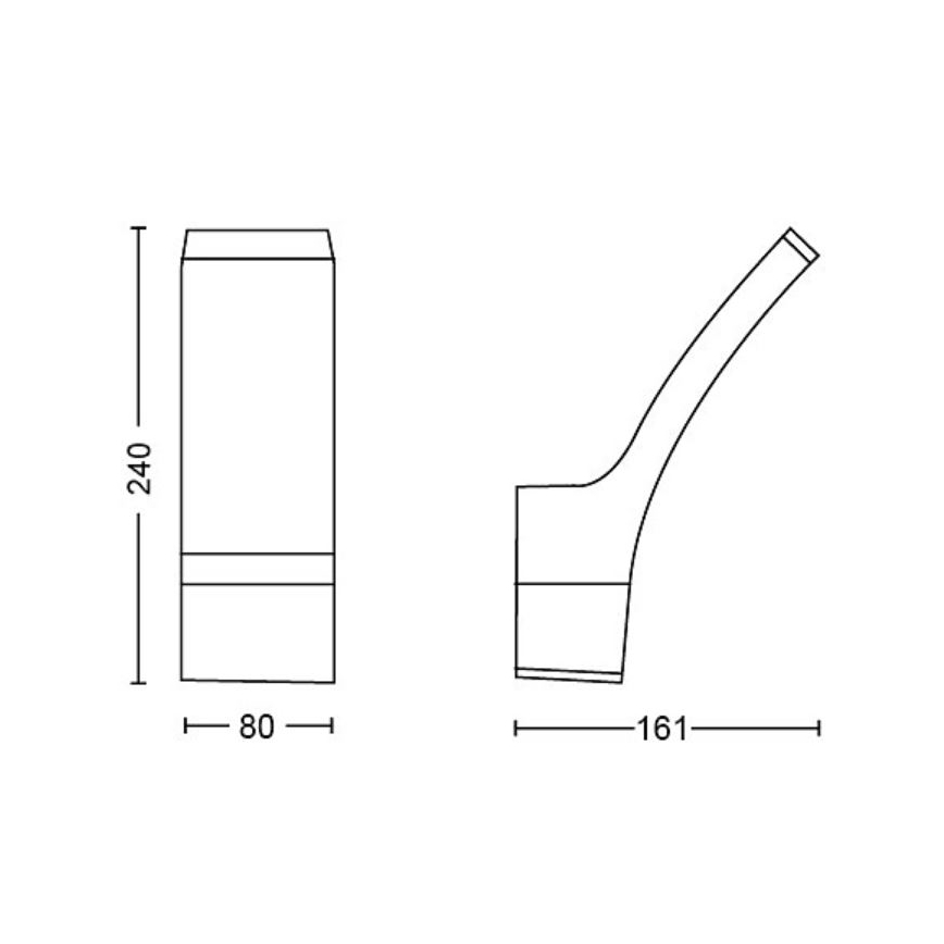 Philips - Applique murale extérieure SPLAY LED/3,8W/230V IP44