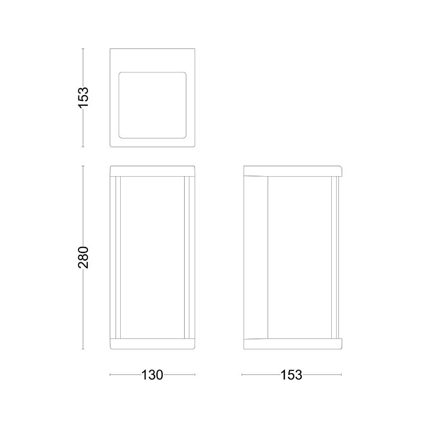 Philips - Applique murale extérieure ULYZO LED/12W/230V IP44