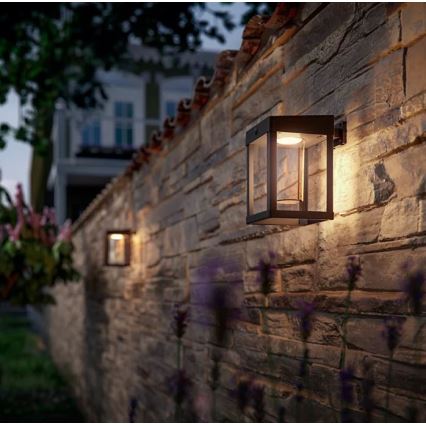 Philips - Applique murale solaire avec détecteur de mouvement et de crépuscule CAMILL LED/1,4W/3,7V 2000 mAh IP44