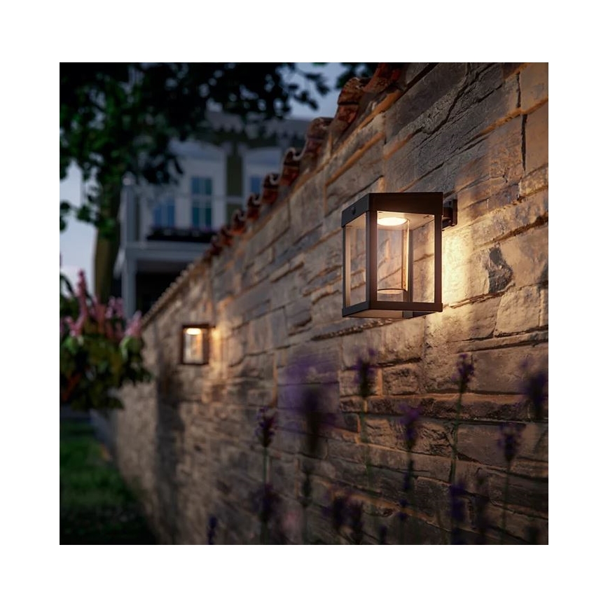 Philips - Applique murale solaire avec détecteur CAMILL LED/1,4W/3,7V IP44
