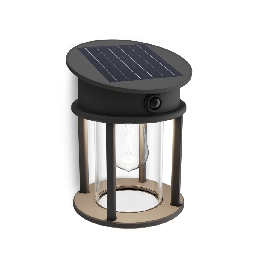 Philips - Applique murale solaire avec détecteur GERI LED/3,2W/3,7V 2600 mAh 4000K IP44
