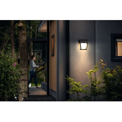 Philips - Applique murale solaire avec détecteur de mouvement et de crépuscule NISSA LED/1,8W/3,7V 2600 mAh 3000K IP44