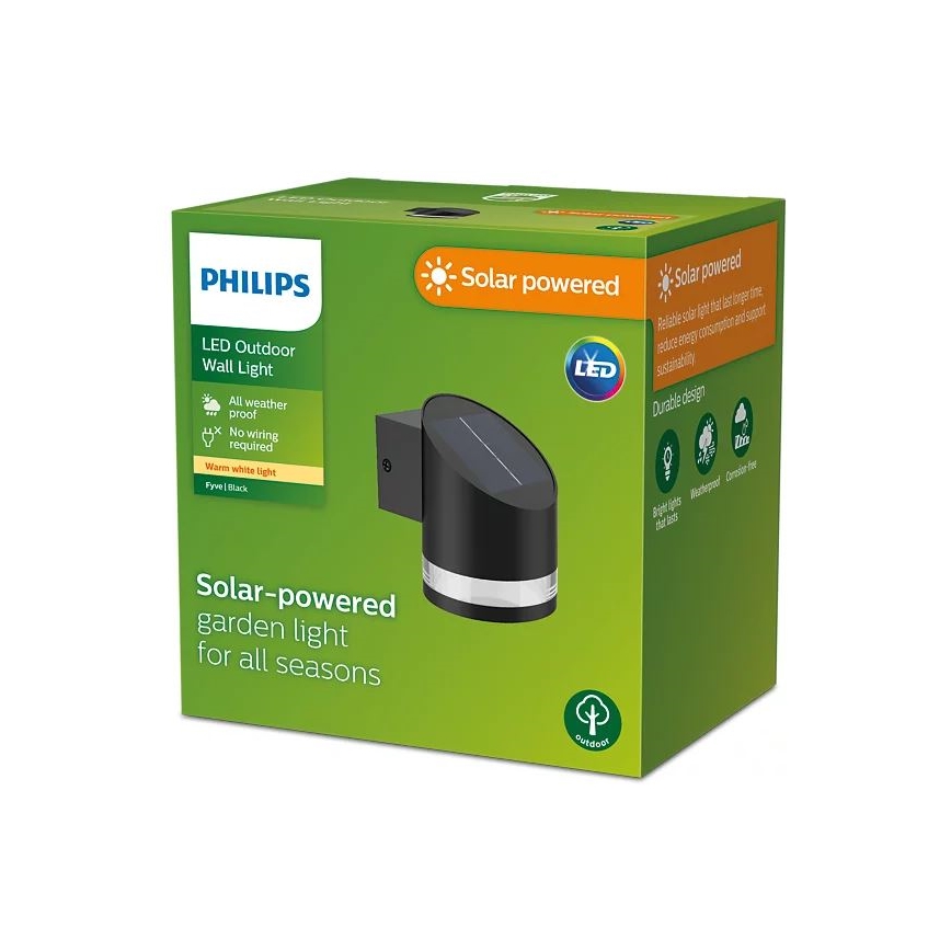 Philips - Applique murale solaire FYCE LED/1,5W/3,7V 1200 mAh IP44