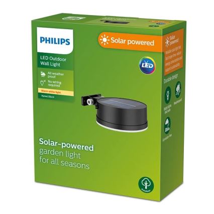 Philips - Applique murale solaire VYNCE LED/1,5W/3,7V 1500 mAh IP44