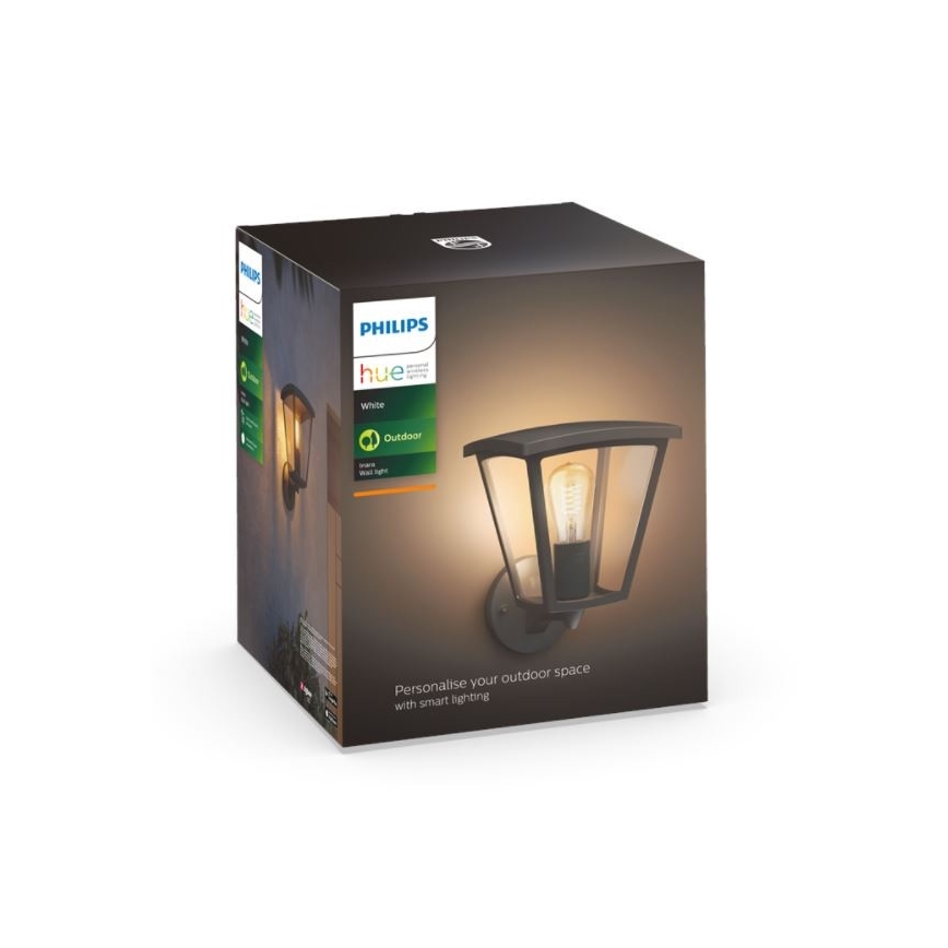 Philips - Außenwandleuchte Hue INARA 1xE27/7W/230V Wi-Fi IP44