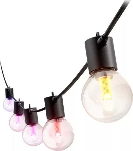 Philips - Catena luminosa da esterno dimmerabile LED RGBW Hue FESTAVIA 10 LED 7 m IP65