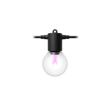 Philips - Catena luminosa da esterno dimmerabile LED RGBW Hue FESTAVIA 10 LED 7 m IP65
