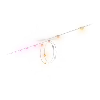 Philips - Catena luminosa LED RGBW dimmerabile per esterni Hue FESTAVIA 32xLED 18m 1000-20000K IP65