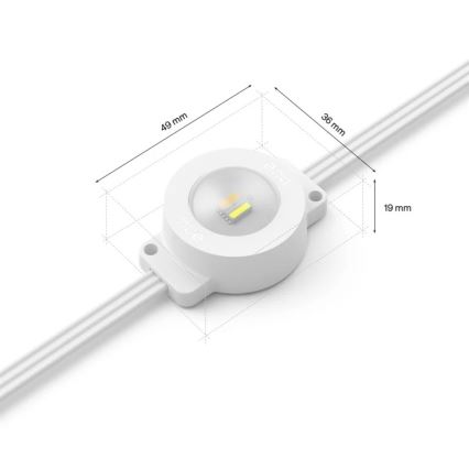 Philips - Catena luminosa LED RGBW dimmerabile per esterni Hue FESTAVIA 32xLED 18m 1000-20000K IP65