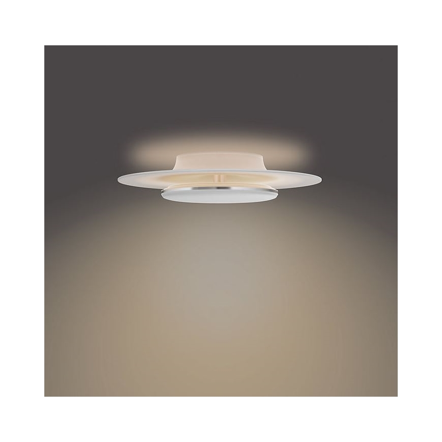 Philips- Dimmbare LED-Deckenleuchte SCENE SWITCH LED/30W/230V 2700K silbern