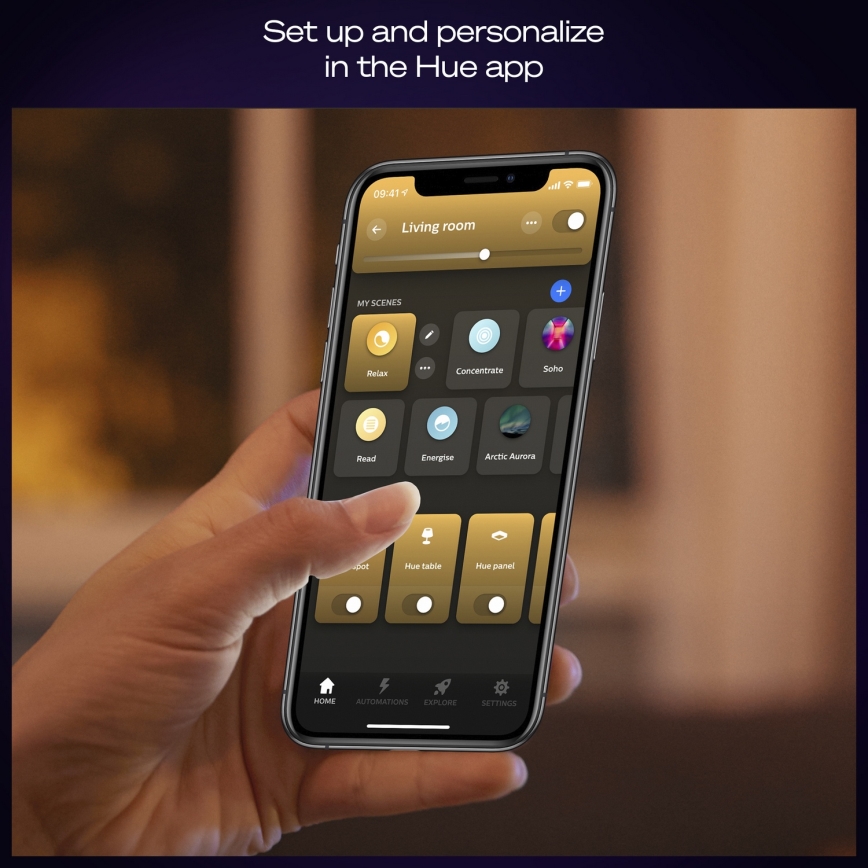 Philips - LED dimmbare Deckenleuchte Hue AURELLE LED/21W/230V 2200-6500K Ø 39,5 cm weiß