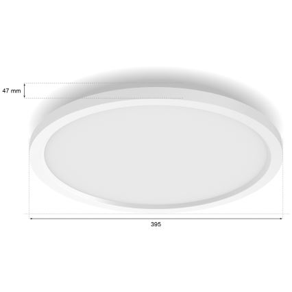 Philips - LED dimmbare Deckenleuchte Hue AURELLE LED/21W/230V 2200-6500K Ø 39,5 cm weiß