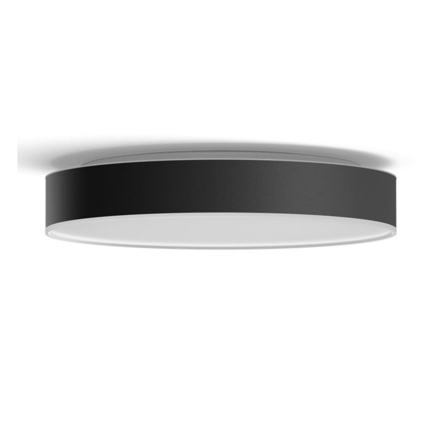 Philips - LED dimmbare Deckenleuchte Hue LED/33,5W/230V 2200-6500K Ø 425 mm schwarz + Fernbedienung