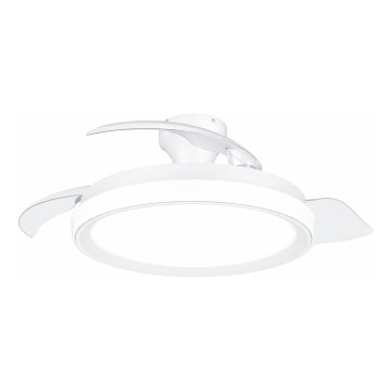 Philips - Dimmbare LED-Deckenleuchte mit Ventilator BLISS LED/35W/230V weiß + Fernbedienung