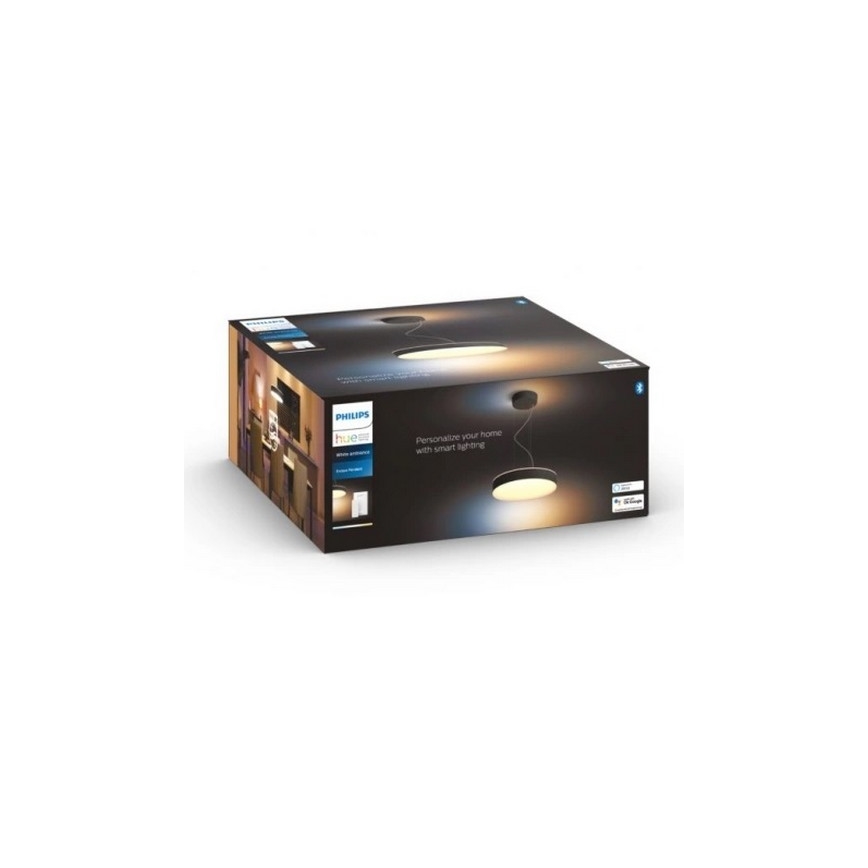 Philips - Dimmbare LED-Hängeleuchte an Schnur Hue LED/33,5W/230V 2200-6500K schwarz + Fernbedienung