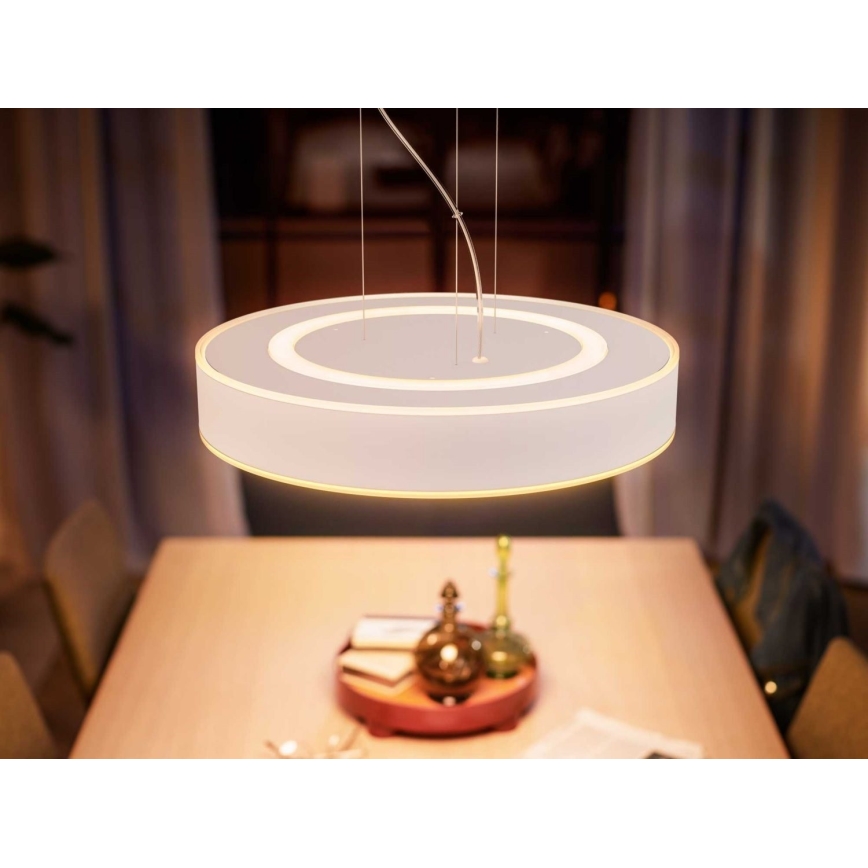 Philips - Dimmbare LED-Hängeleuchte an Schnur Hue LED/33,5W/230V 2200-6500K weiß + Fernbedienung