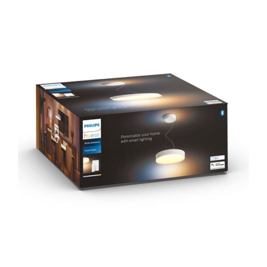 Philips - Dimmbare LED-Hängeleuchte an Schnur Hue LED/33,5W/230V 2200-6500K weiß + Fernbedienung