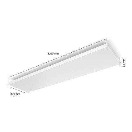 Philips - Dimmbare LED-RGBW-Deckenleuchte Hue DATURA LED/67W/230V 2000-6500K