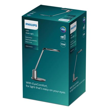 Philips - Dimmbare LED-Tischleuchte mit Touch-Funktion EINSTEIN SCENE SWITCH LED/15W/230V 2800/4000/5100K CRI94