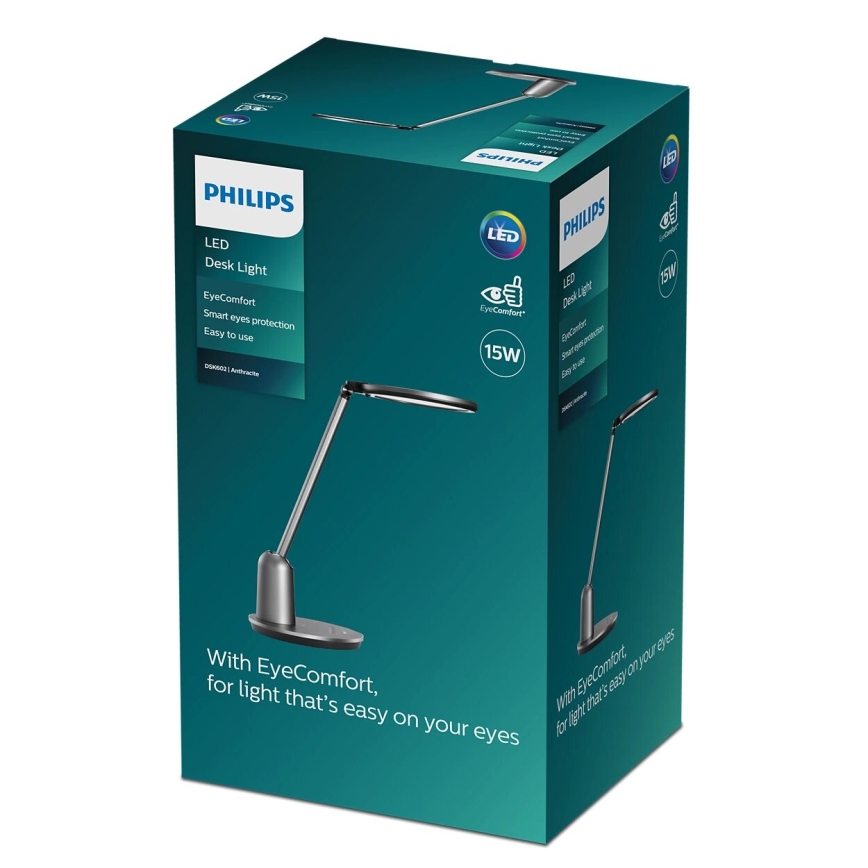 Philips - Dimmbare LED-Tischleuchte mit Touch-Funktion EINSTEIN SCENE SWITCH LED/15W/230V 2800/4000/5100K CRI94