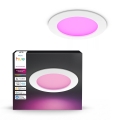 Philips - Dimmbare RGBW-LED-Einbauleuchte für Badezimmer Hue SLIM LED/12W/230V 1000-20000K weiß IP44