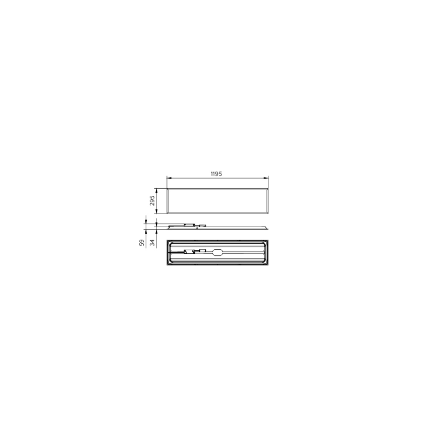 Philips - Einbau-LED-Panel PROJECTLINE LED/36W/230V 4000K 119x29,5 cm