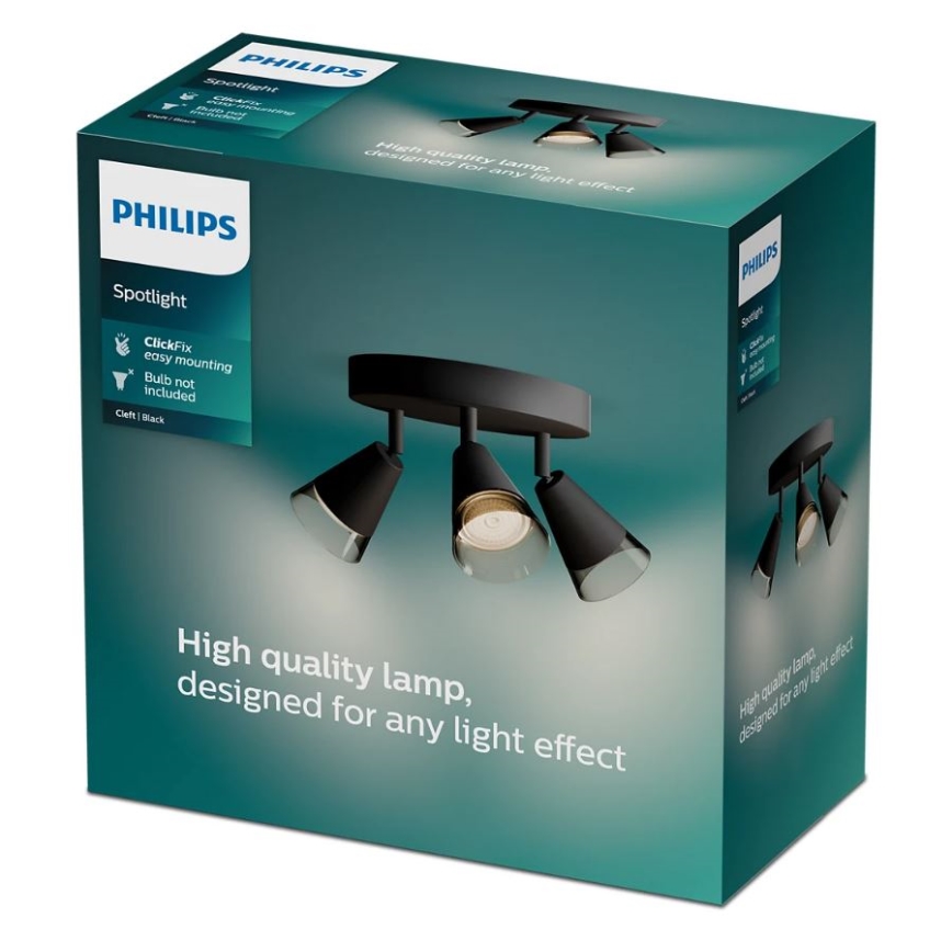 Philips - Faretto CLEFT 3xGU10/5W/230V