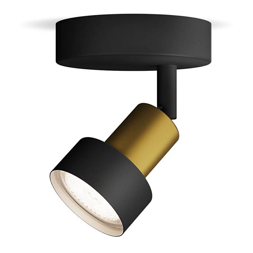 Philips - Faretto CONDUIT 1xGU10/5W/230V nero/ottone
