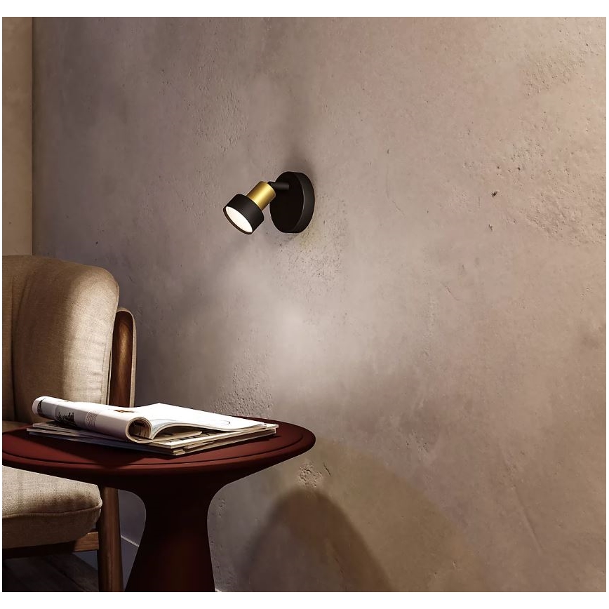 Philips - Faretto CONDUIT 1xGU10/5W/230V nero/ottone