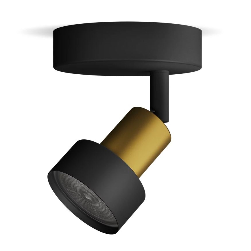 Philips - Faretto CONDUIT 1xGU10/5W/230V nero/ottone