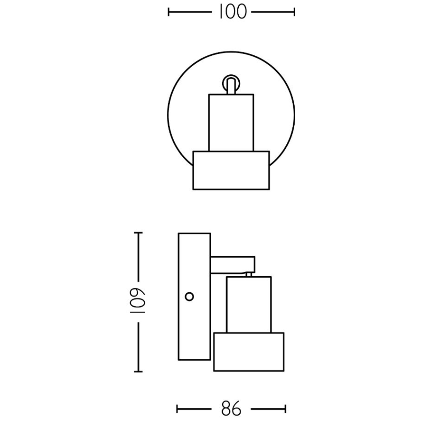 Philips - Faretto CONDUIT 1xGU10/5W/230V nero/ottone