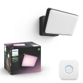 Philips - Faretto da esterno LED RGB dimmerabile Hue DISCOVER LED/15W/230V 2000-6500K IP44 + Hue bridge
